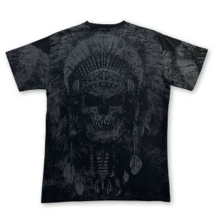 Buffalo Outdoors Roadwear^® Workwear Roadwear Collection Men's All Over Printed T-Shirt-Skull Chief