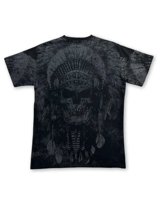 Buffalo Outdoors Roadwear^® Workwear Roadwear Collection Men's All Over Printed T-Shirt-Skull Chief