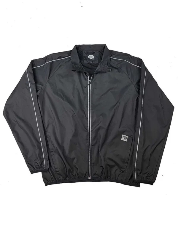 Buffalo Outdoors Men's Jackets^® Workwear Men's Reflective Windbreaker-Black