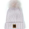 Buffalo Outdoors Hats^® Workwear Women's Chunky Knit Pom Hat- Lavender