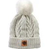 Buffalo Outdoors Hats^® Workwear Women's Knit Pom Hat-Cream