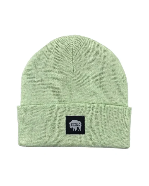 Buffalo Outdoors Hats^® Workwear Women's Reflective Knit Winter Hat-Mint Green