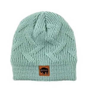 Buffalo Outdoors Hats^® Workwear Women's Cable Knit Hat-Mint