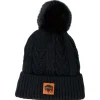 Buffalo Outdoors Hats^® Workwear Women's Knit Pom Hat-Black