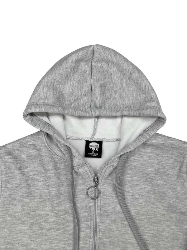 Buffalo Outdoors Tops^® Workwear Women's Hooded Sweatshirt-Heather Grey