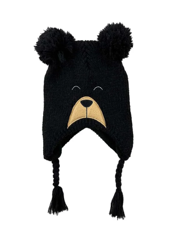 Buffalo Outdoors Accessories^® Workwear Kid's Critter Beanie-Black Bear