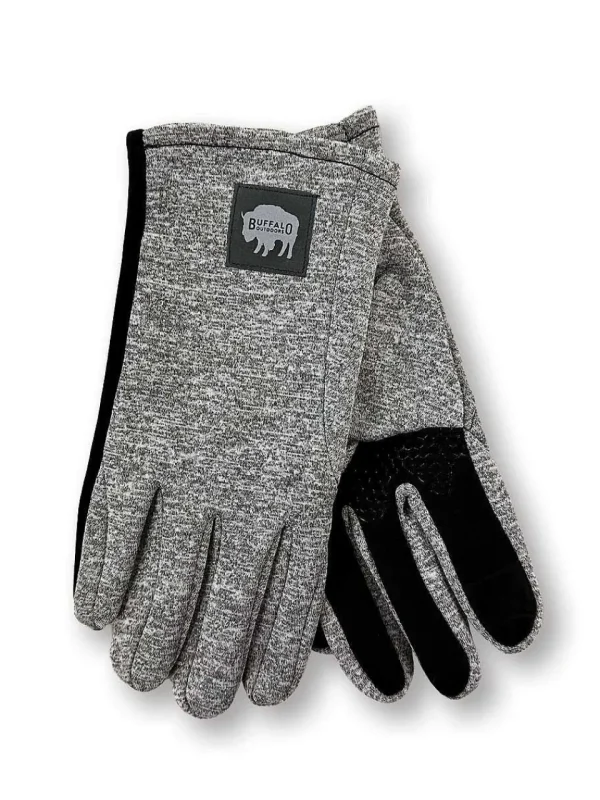 Buffalo Outdoors Gloves^® Workwear Women's Tech Glove-Heather Grey