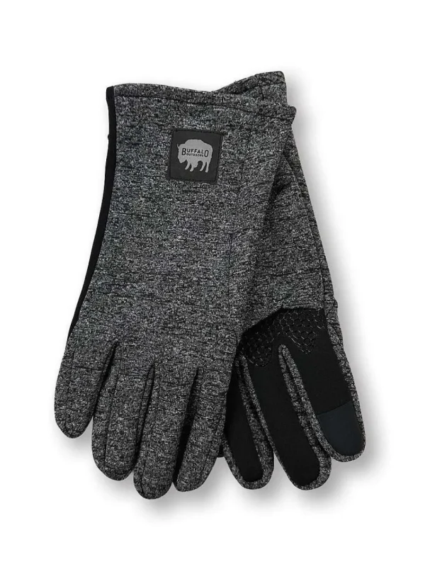 Buffalo Outdoors Gloves^® Workwear Men's Tech Glove-Heather Charcoal