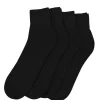 Buffalo Outdoors Socks^® Workwear Men's Ankle Work Socks 4-Pack-Black