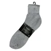 Buffalo Outdoors Socks^® Workwear Men's Ankle Work Socks 4-Pack-Heather Grey