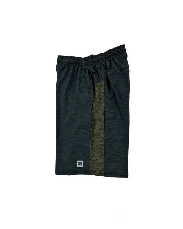 Buffalo Outdoors Men's Shorts^® Workwear Men's Comfort Fit Athletic Short-Marled Hunter Green