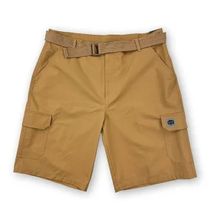 Buffalo Outdoors Men's Shorts^® Workwear Men's Ripstop Cargo Short With Belt- British Khaki