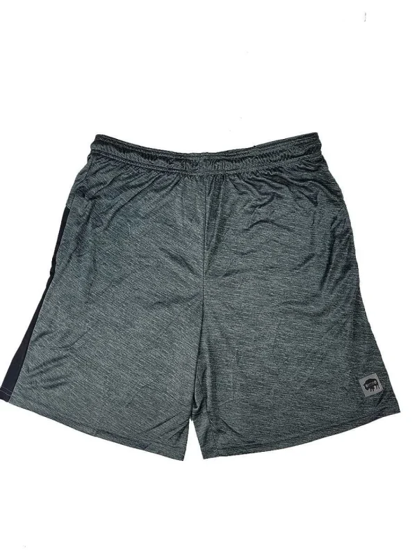 Buffalo Outdoors Men's Shorts^® Workwear Men's Comfort Fit Athletic Short-Charcoal Marl