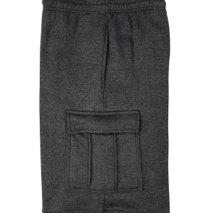 Buffalo Outdoors Men's Shorts^® Workwear Fleece Lined All-Season Shorts-Charcoal