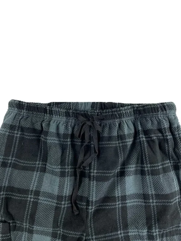 Buffalo Outdoors Pants^® Workwear Plush Sleep Pants-Black Plaid