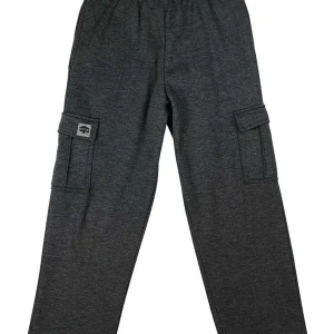 Buffalo Outdoors Pants^® Workwear Fleece Cargo Pants-Charcoal