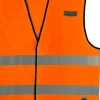 Buffalo Outdoors Vests^® Workwear Class 2 Hi Vis Reflective Safety Work Vest-Orange