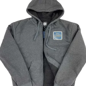 Buffalo Outdoors Hoodies & Sweatshirts For Men^® Workwear Men's Sherpa Lined Hooded Sweatshirt-Charcoal