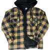 Buffalo Outdoors Hoodies & Sweatshirts For Men^® Workwear Sherpa Lined Hooded Fleece-Brown/Grey