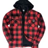 Buffalo Outdoors Hoodies & Sweatshirts For Men^® Workwear Sherpa Lined Hooded Fleece-Buffalo Plaid