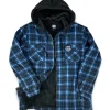 Buffalo Outdoors Hoodies & Sweatshirts For Men^® Workwear Sherpa Lined Hooded Fleece-Navy Plaid