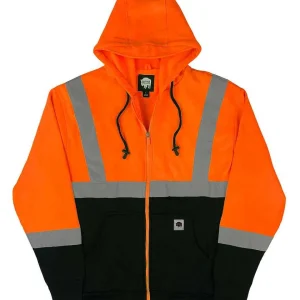 Buffalo Outdoors Hoodies & Sweatshirts For Men^® Workwear Class 2 Hi Vis Reflective Safety Hoodie-Orange