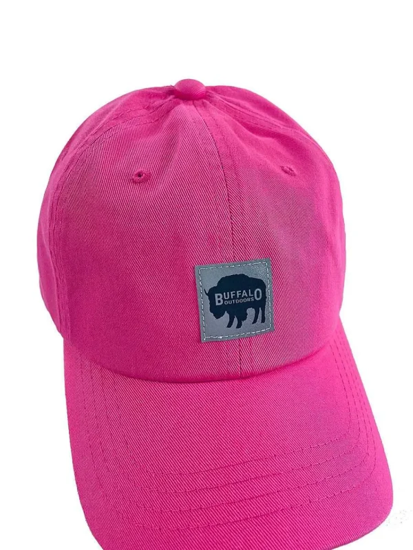 Buffalo Outdoors Hats^® Workwear Women's Canvas Work Cap- Hot Pink