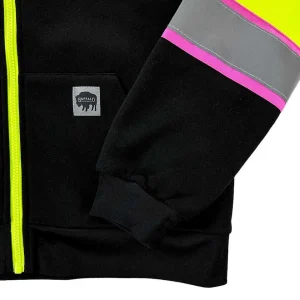 Buffalo Outdoors High Visibility^® Workwear Women's Hi Vis Safety Hooded Sweatshirt