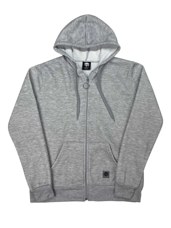 Buffalo Outdoors Tops^® Workwear Women's Hooded Sweatshirt-Heather Grey