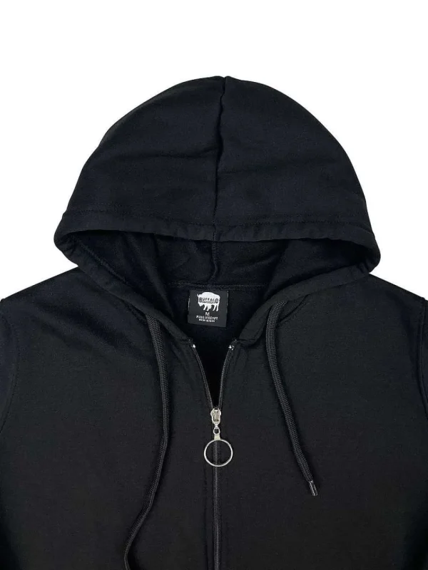 Buffalo Outdoors Tops^® Workwear Women's Hooded Sweatshirt-Black