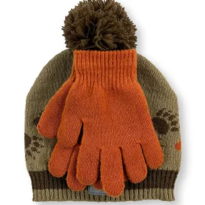 Buffalo Outdoors Accessories^® Workwear Boys Accessory Set-Brown/Orange Bear Paw