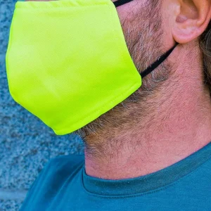 Buffalo Outdoors Face Covers^® Workwear Washable Face Cover 3-Pack-Hi Vis Yellow