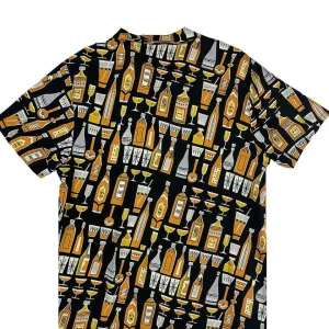 Buffalo Outdoors Button Down Shirts^® Workwear Men's Button Down All-Over Print Camp Shirts -Mid-Century Booze