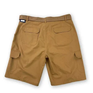 Buffalo Outdoors Men's Shorts^® Workwear Men's Ripstop Cargo Short With Belt- British Khaki