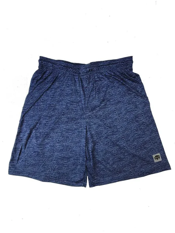 Buffalo Outdoors Men's Shorts^® Workwear Men's Comfort Fit Athletic Short-Navy Marl