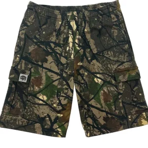 Buffalo Outdoors Men's Shorts^® Workwear Fleece Lined All-Season Shorts-Camo