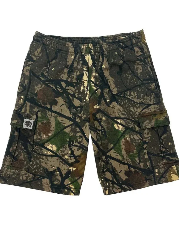 Buffalo Outdoors Men's Shorts^® Workwear Fleece Lined All-Season Shorts-Camo