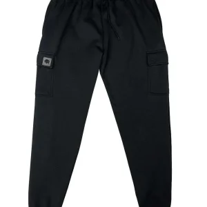 Buffalo Outdoors Pants^® Workwear Men's Fleece Cargo Joggers-Black