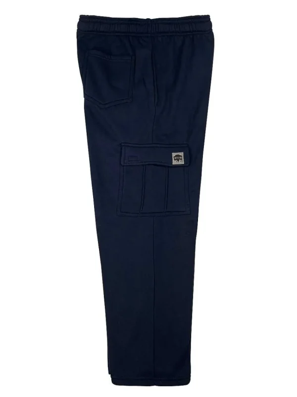 Buffalo Outdoors Pants^® Workwear Fleece Cargo Pants-Navy Blue