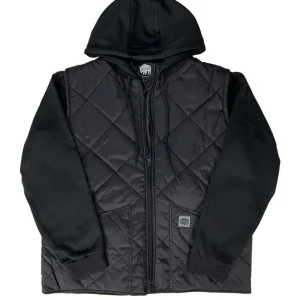 Buffalo Outdoors Vests^® Workwear Men's Quilted Vest Jacket-Black