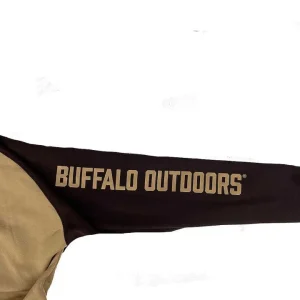 Buffalo Outdoors Hoodies & Sweatshirts For Men^® Workwear Brown/Tan Raglan Hooded Sweatshirt With Sleeve Logo