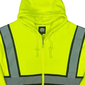 Buffalo Outdoors Hoodies & Sweatshirts For Men^® Workwear Class 2 Hi Vis Reflective Hd Safety Hoodie