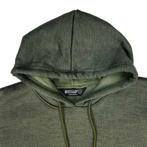 Buffalo Outdoors Tops^® Workwear Women's Cropped Hoodie Sweatshirt- Olive Green