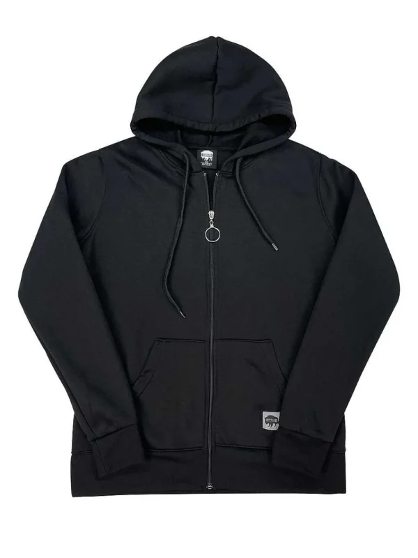 Buffalo Outdoors Tops^® Workwear Women's Hooded Sweatshirt-Black