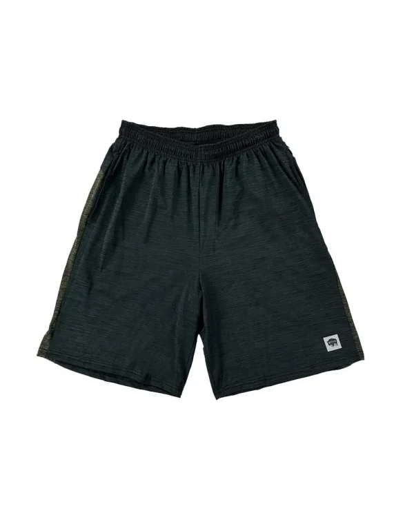 Buffalo Outdoors Men's Shorts^® Workwear Men's Comfort Fit Athletic Short-Marled Hunter Green