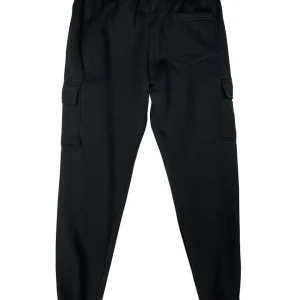 Buffalo Outdoors Pants^® Workwear Men's Fleece Cargo Joggers-Black