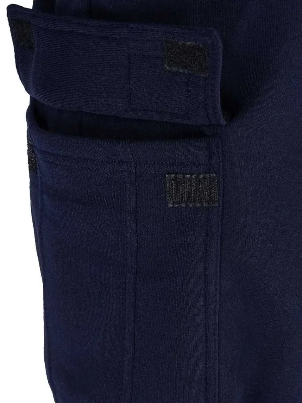 Buffalo Outdoors Pants^® Workwear Fleece Cargo Pants-Navy Blue