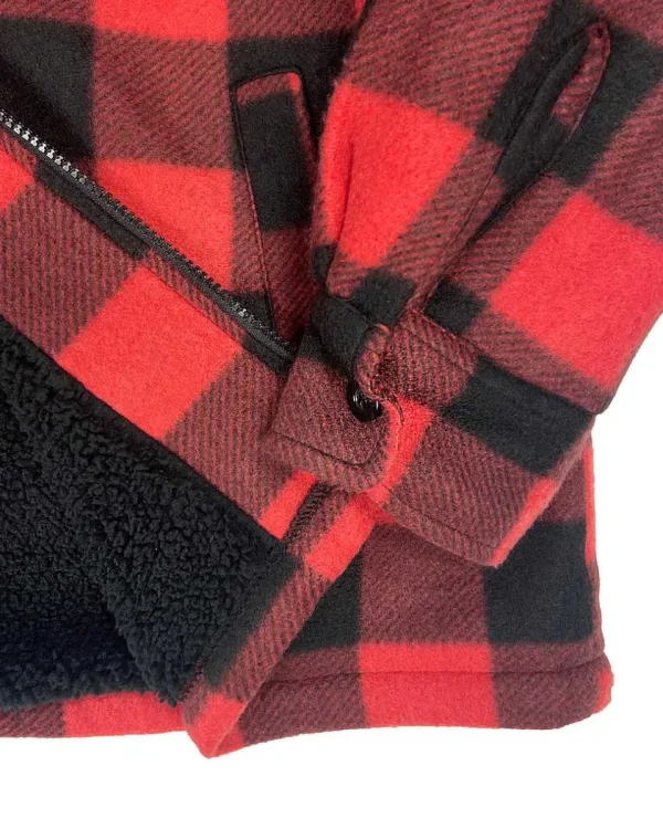 Buffalo Outdoors Hoodies & Sweatshirts For Men^® Workwear Sherpa Lined Hooded Fleece-Buffalo Plaid