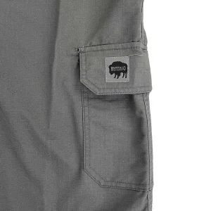 Buffalo Outdoors Men's Shorts^® Workwear Men's Ripstop Cargo Short With Belt- Charcoal