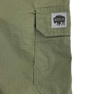 Buffalo Outdoors Men's Shorts^® Workwear Men's Ripstop Cargo Short With Belt- Moss Green